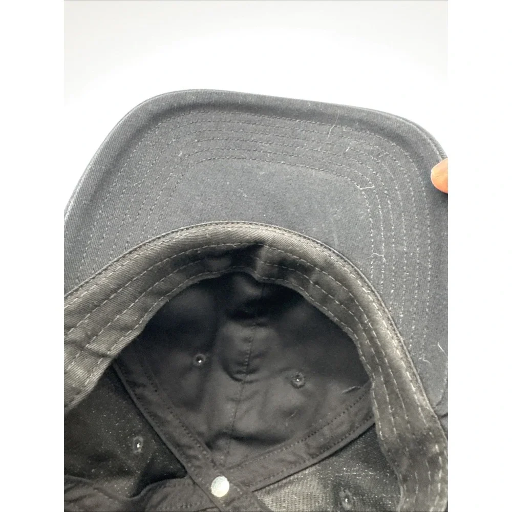 OVO October's Very Own Small Owl Logo Strapback Hat Black Gold